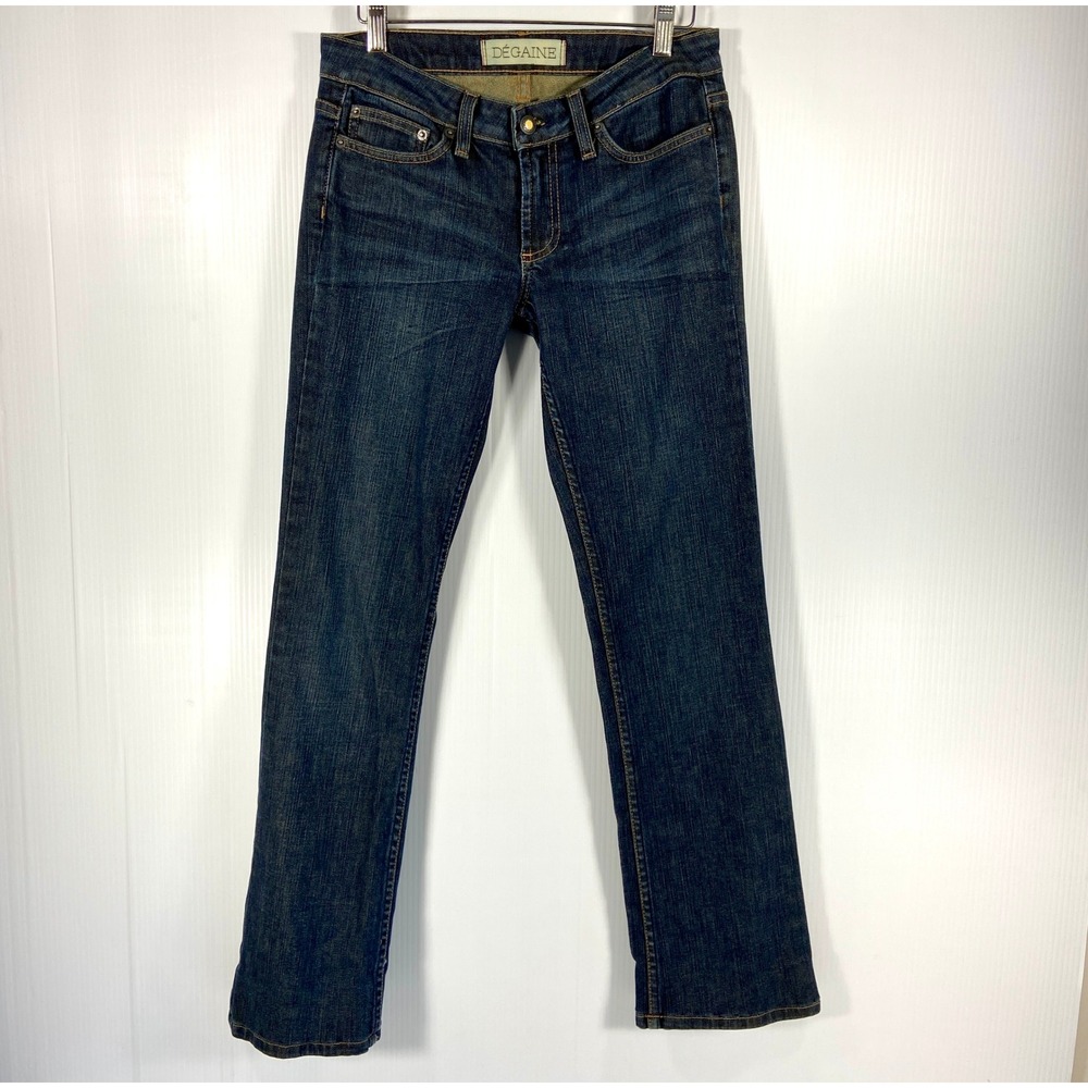 Degaine Slim Boot Cut Low Rise Blue Denim Jeans Womens 27